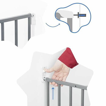 Säkerhetsbarriär Badabulle Safe & Protect XL 107 cm