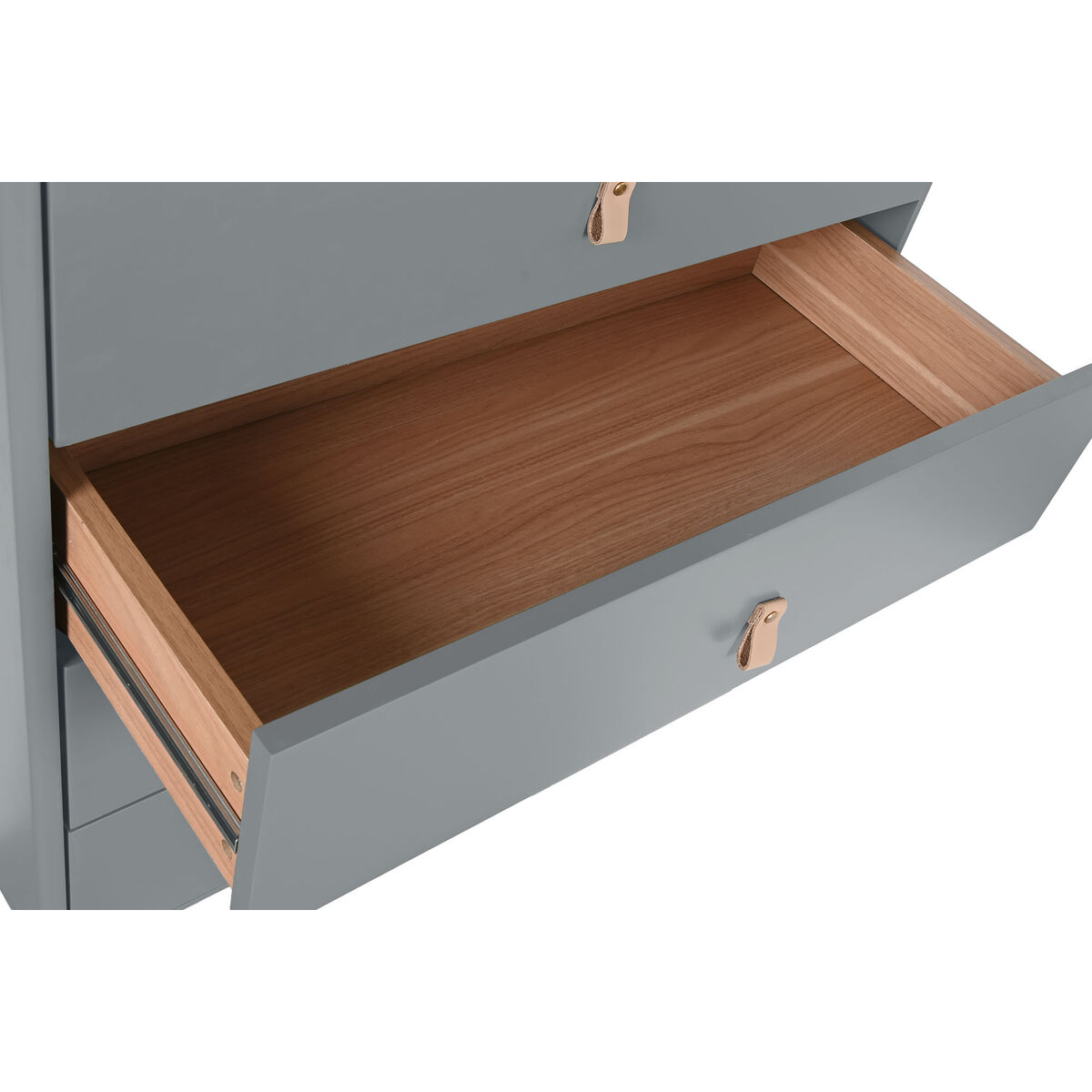 Byrå Home ESPRIT Blå Grå polypropen Trä MDF 80 x 40 x 117 cm - 8