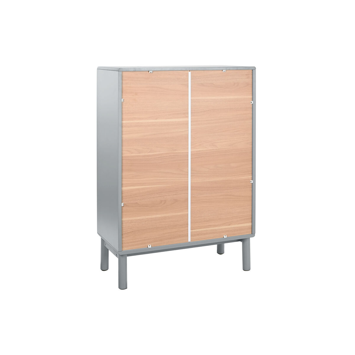 Byrå Home ESPRIT Blå Grå polypropen Trä MDF 80 x 40 x 117 cm - 2