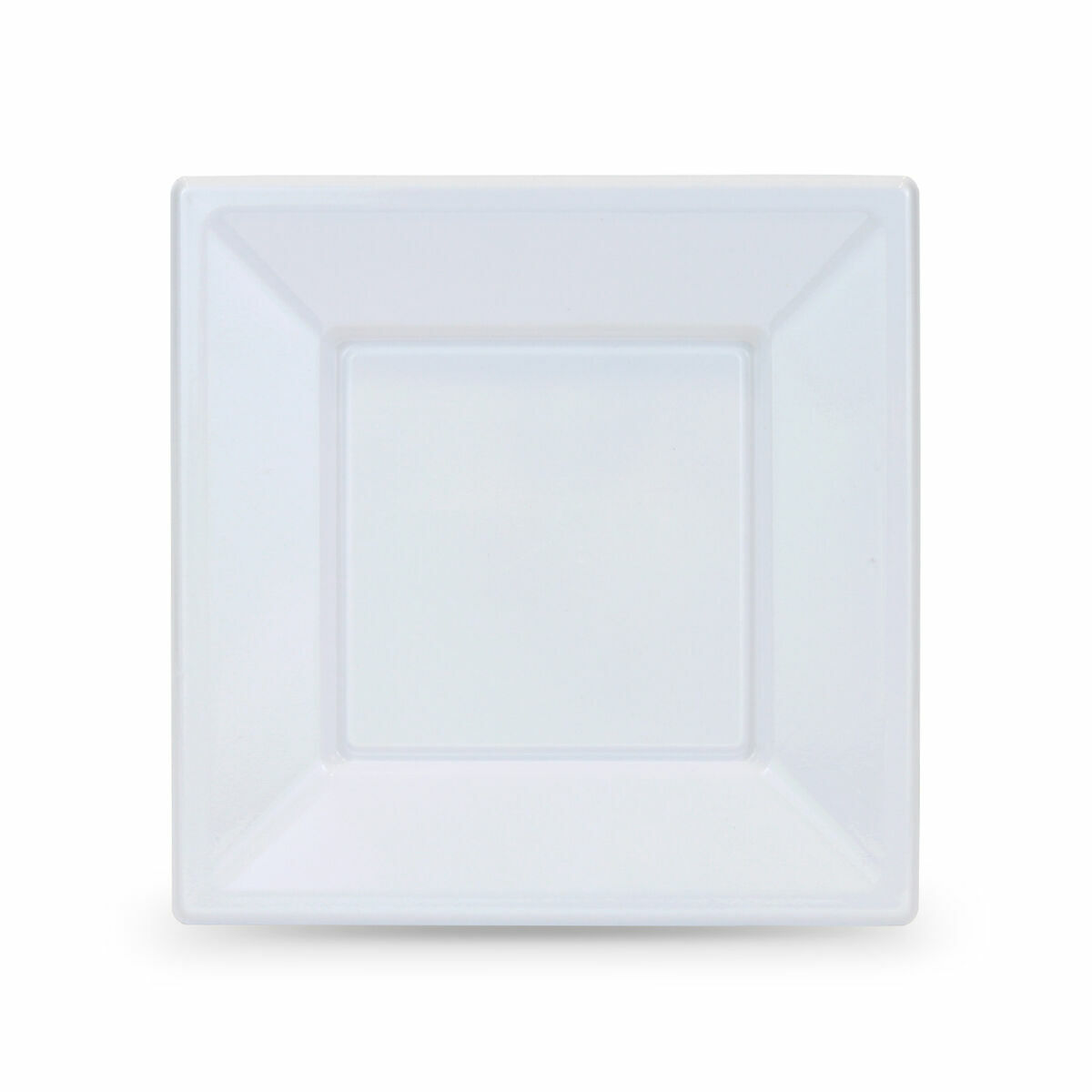 Set med återanvändbara tallrikar Algon Fyrkantig Plast 18 x 18 x 2 cm (36 antal) - 6
