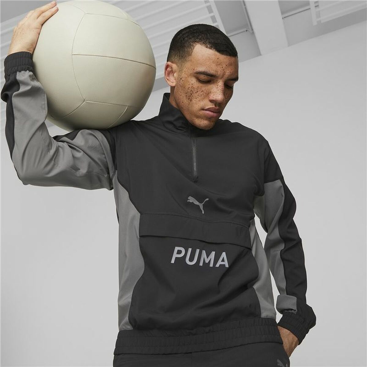 Träningsjacka Herr Puma Fit Woven Svart - 7