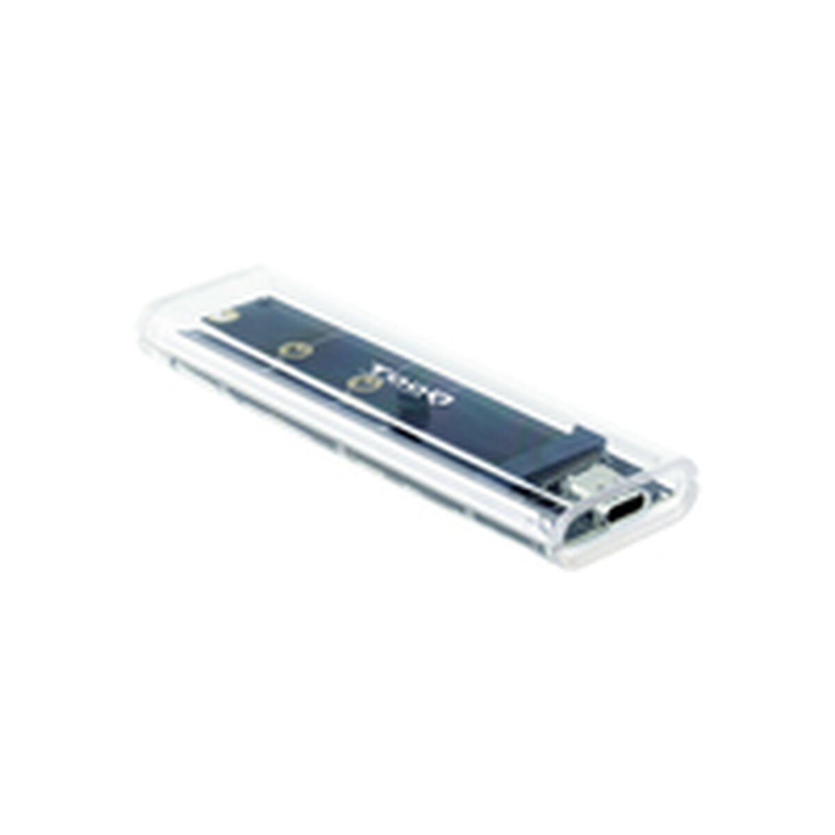 Hårddiskfodral TooQ TQE-2200 Transparent USB USB-C - 2