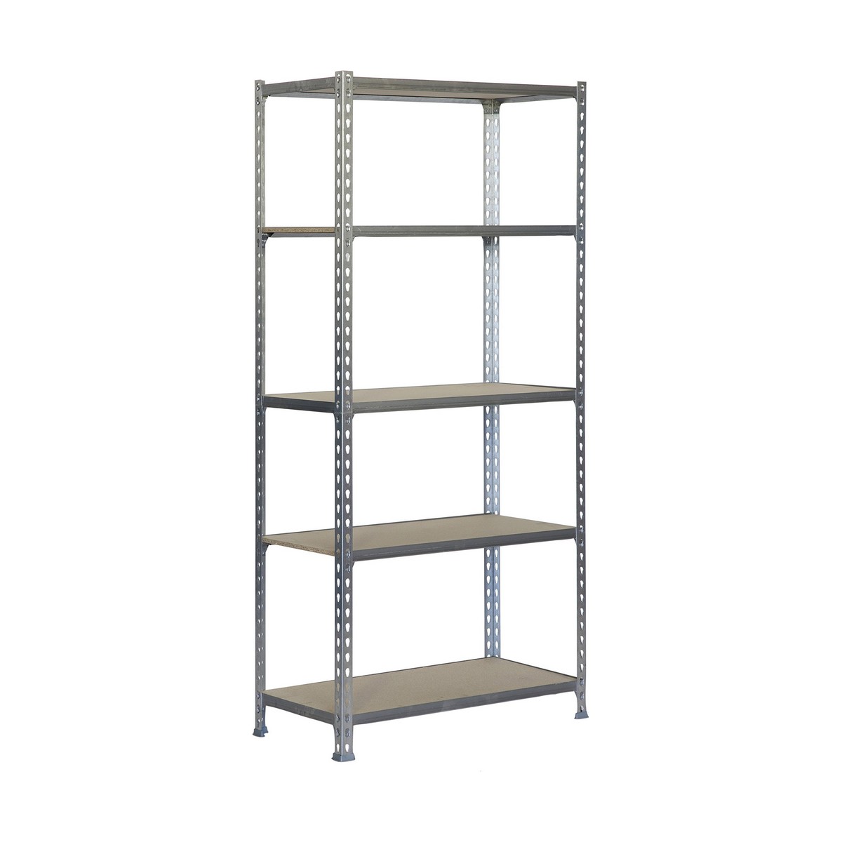 Bokhylla Simon Rack Maderclick 5/400 750 kg Metall Trä 5 Hyllor spånskiva (180 x 90 x 40 cm)