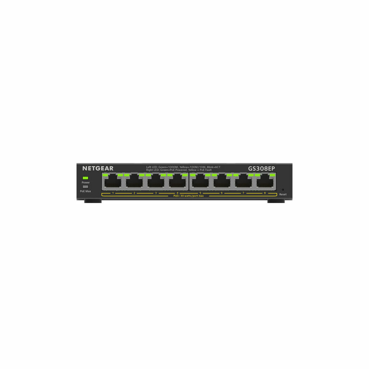 Brytare OR: Strömbrytare (if power/ light switch) Netgear GS308EP-100PES