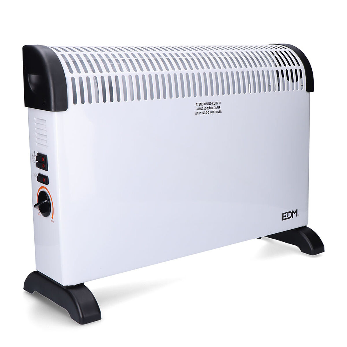 Konvektionselement EDM 07134 07134 Vit 2000 W - 5