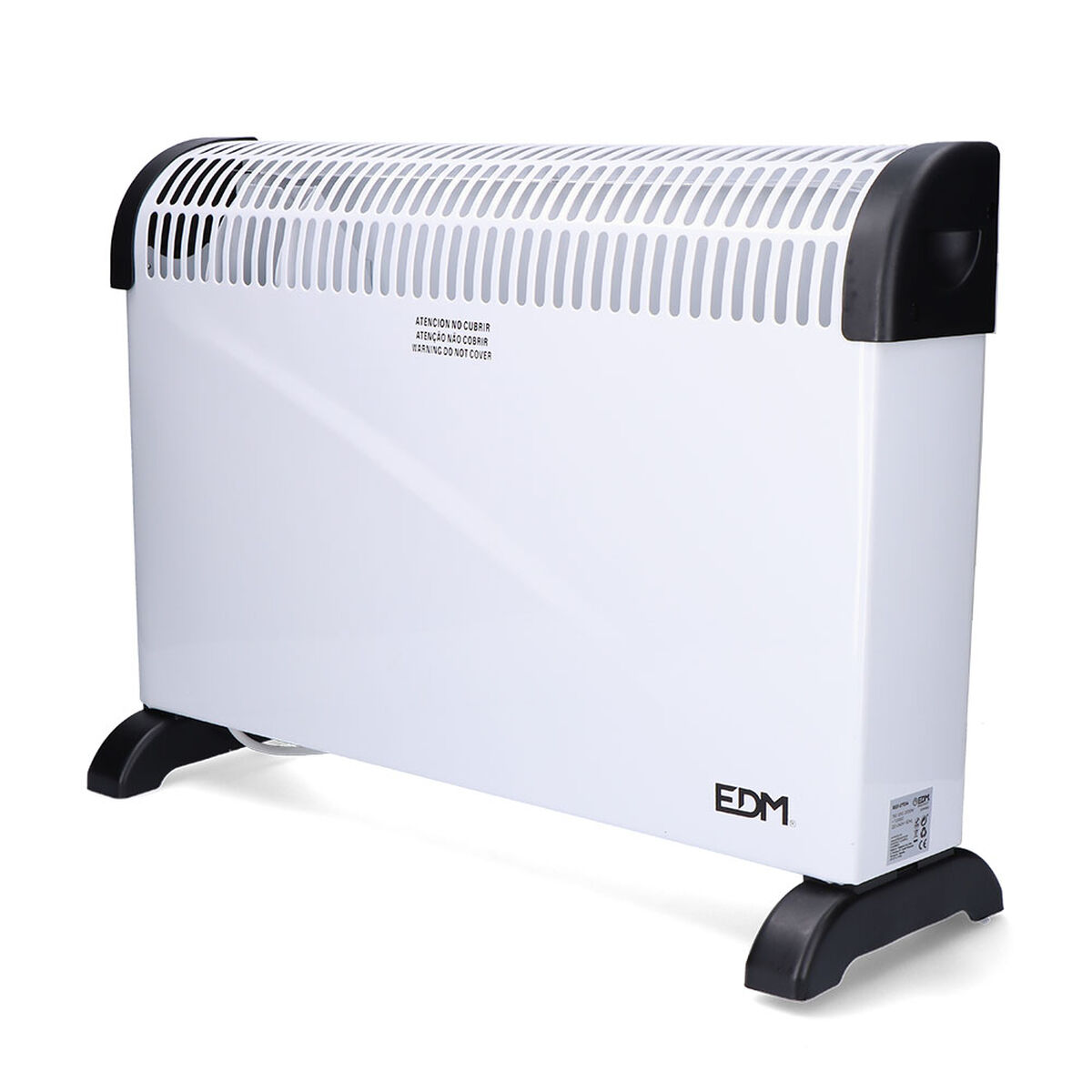 Konvektionselement EDM 07134 07134 Vit 2000 W - 4
