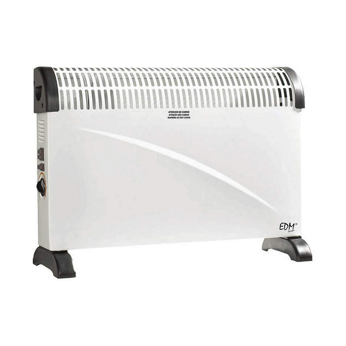 Konvektionselement EDM 07134 07134 Vit 2000 W - 2