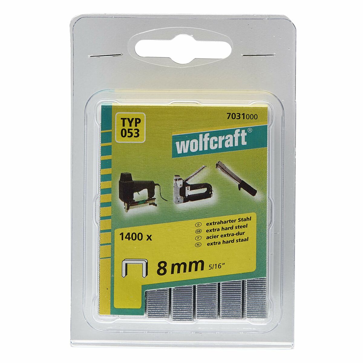 Häftklamrar Wolfcraft 7031000 Nº 053 1400 antal - 4