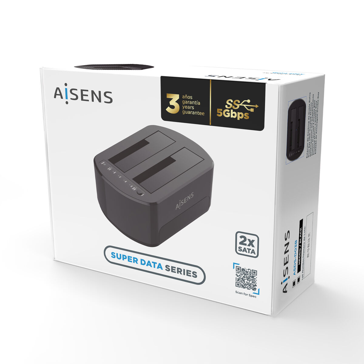 Laddstation Aisens ASDS-D03B Svart - 2