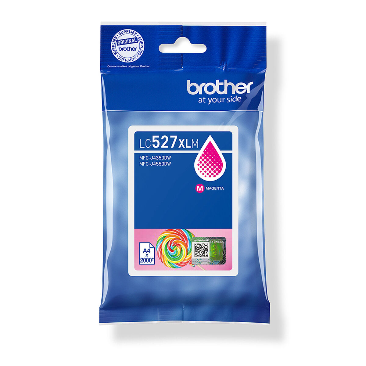 Original Bläckpatron Brother LC527XLM Multicolour Magenta