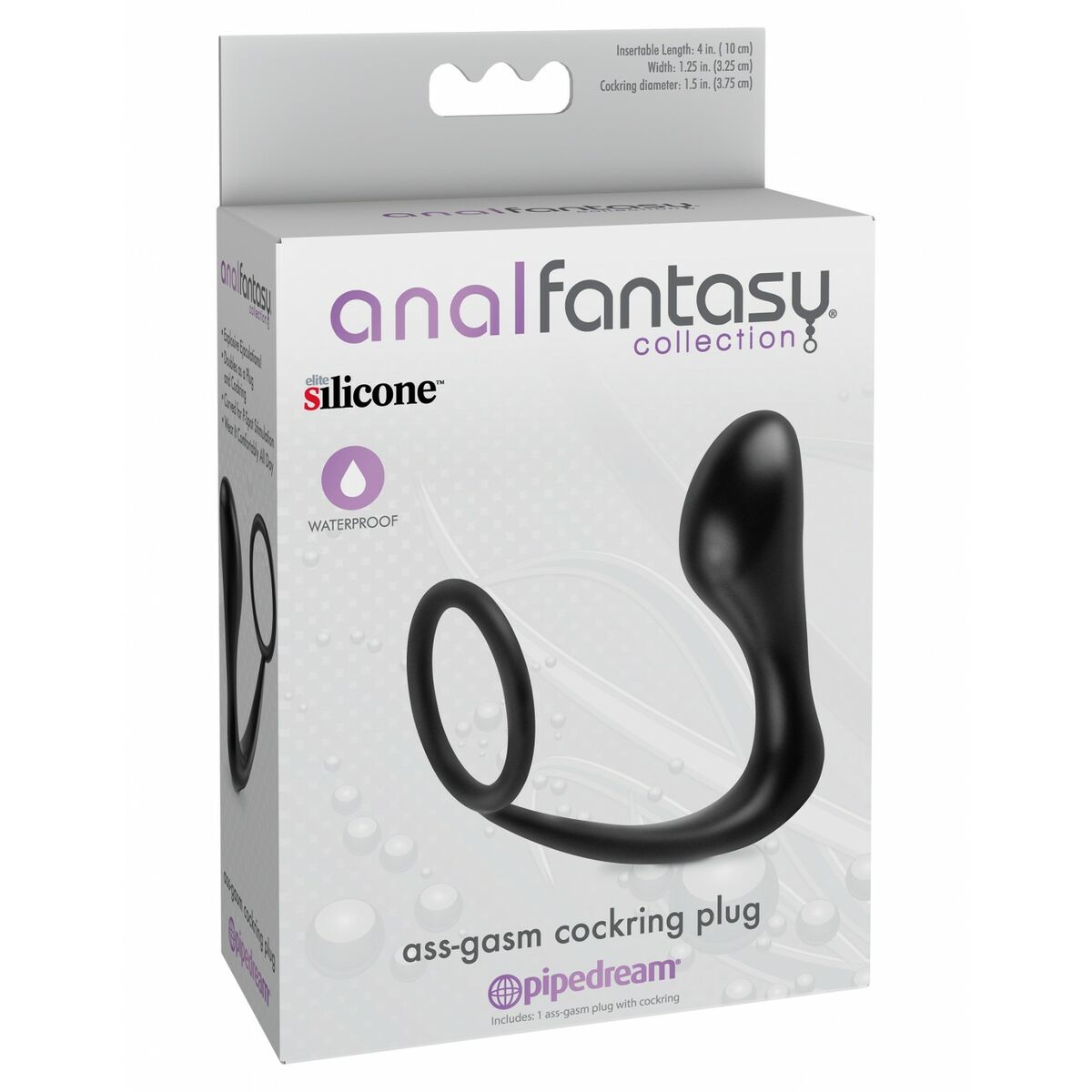 Penisring Pipedream Anal Fantasy Collection Svart - 2