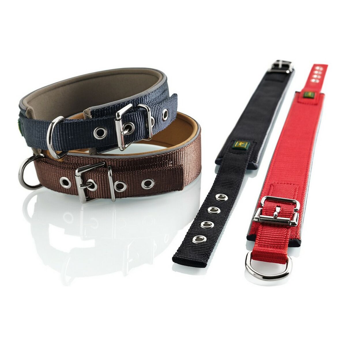Hundhalsband Hunter Neoprene Reflect Brun - 5
