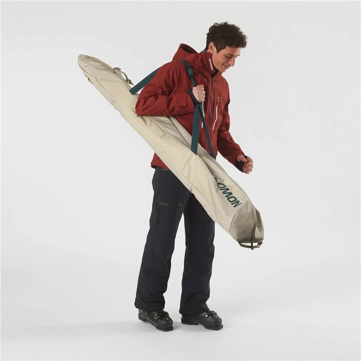 Skidställ Salomon Extend 1 Padded 160-210 Beige - 2