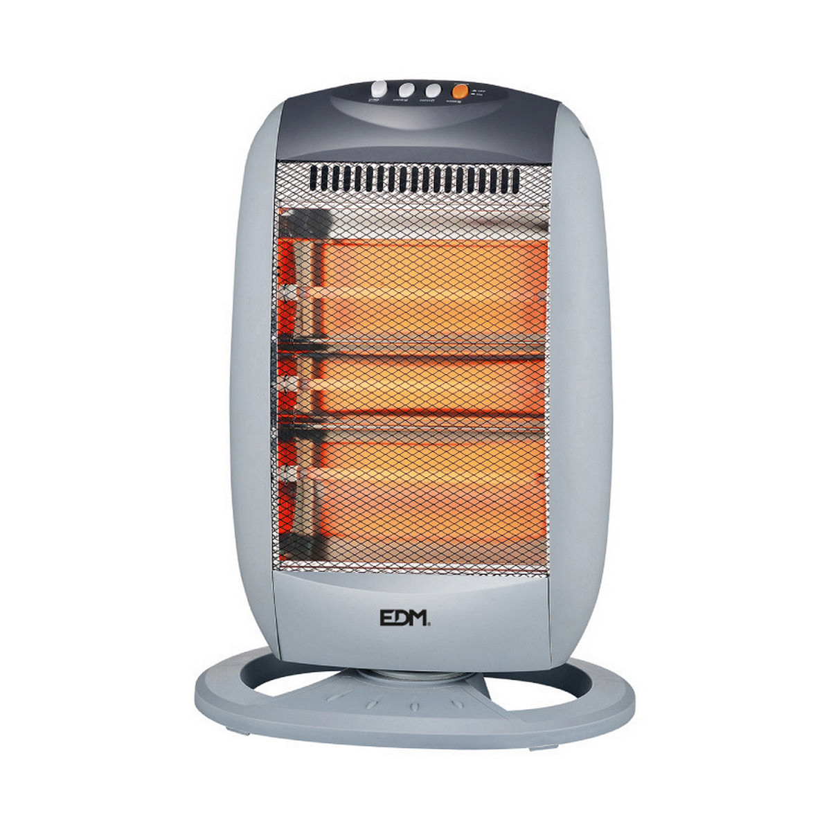 Kvartsvärmare EDM 07136 07136 Svart 1200 W