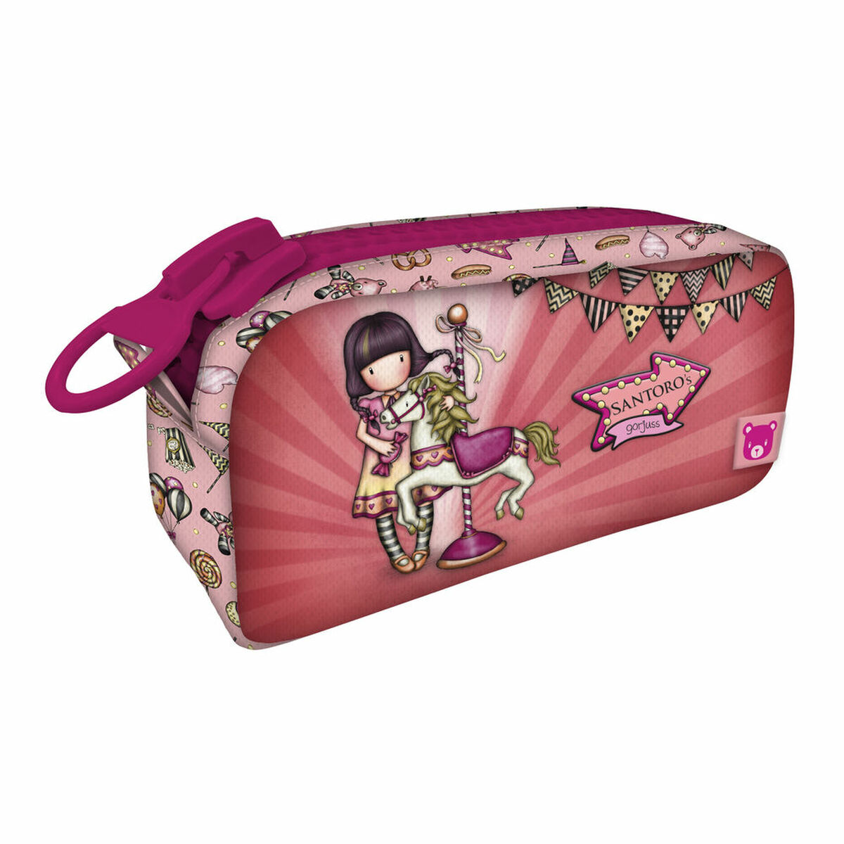 Skolnecessär Gorjuss Carousel Lax 21.5 x 10.5 x 7 cm - 5