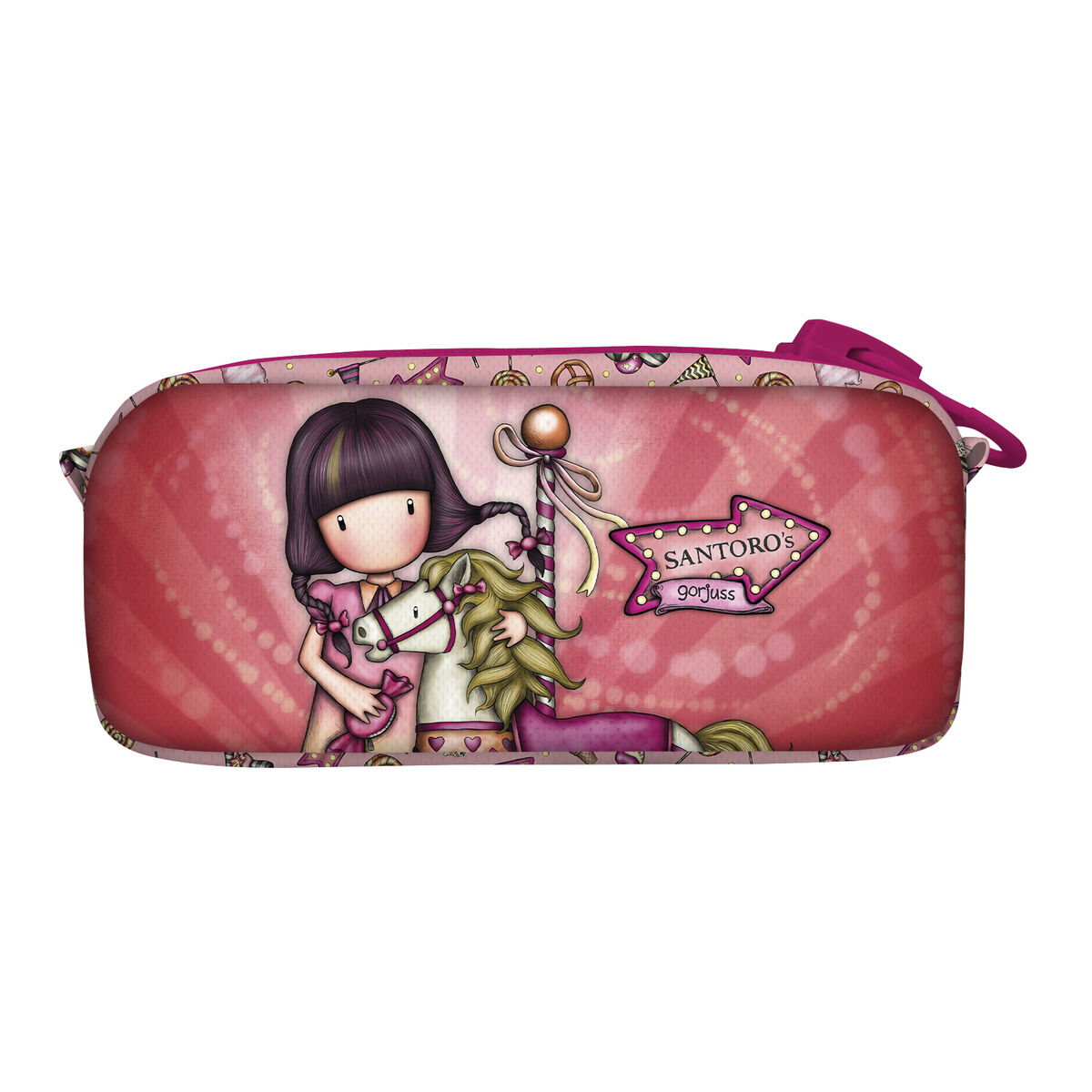 Skolnecessär Gorjuss Carousel Lax 21.5 x 10.5 x 7 cm - 6
