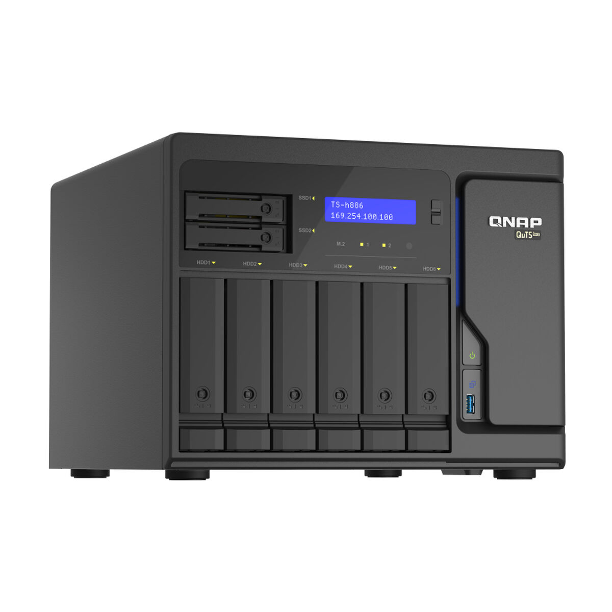 Nätlagringsenhet NAS Qnap TS-h886 Svart