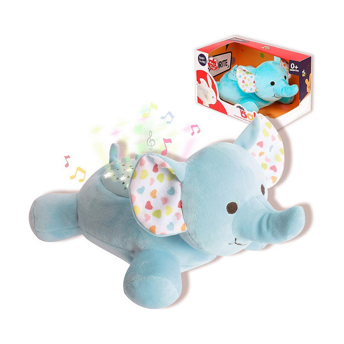 Musikalisk Plyschdocka Reig Elefant 25 cm - 2