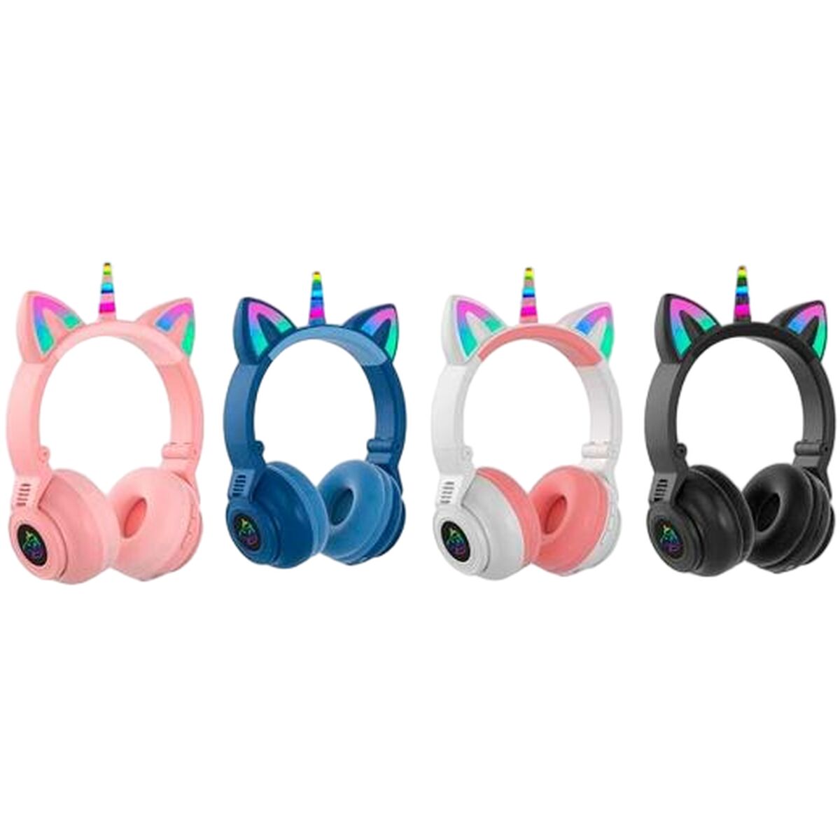 Bluetooth Hörlurar Roymart Neon Pods Enhörning Multicolour - 4