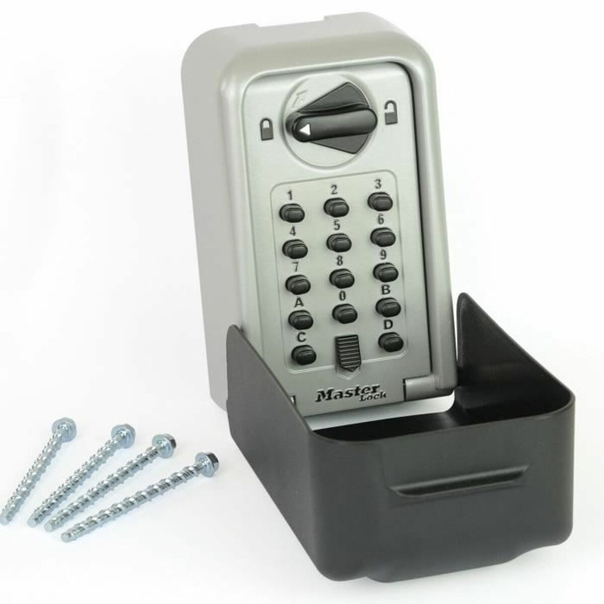 Kassaskåp Master Lock 5426EURD Nycklar Grå Svart/Grå Metall/Plast 17,3 x 13,3 x 7,5 cm (1 antal) - 6