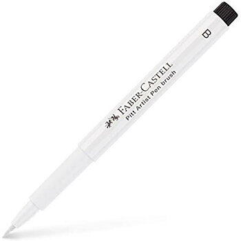 Tuschpennor Faber-Castell Pitt Artist Vit (10 antal)