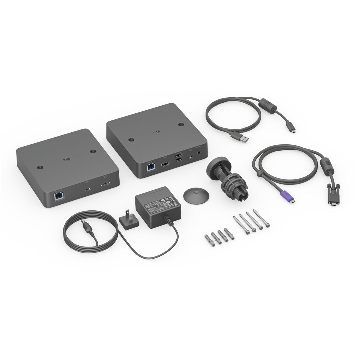USB-HUB Logitech 952-000199 Svart - 2