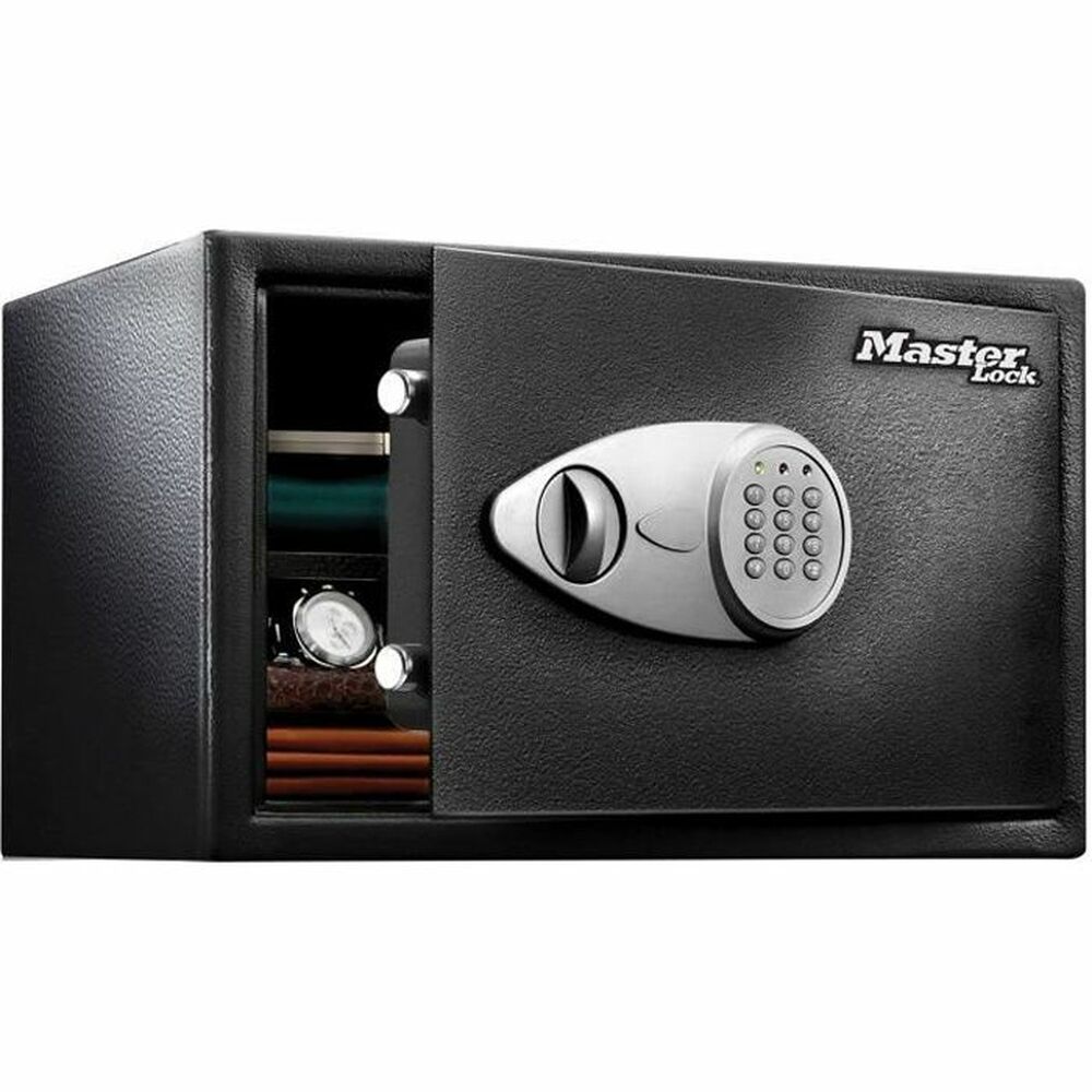 Kassaskåp Master Lock Svart Svart/Grå Stål - 2