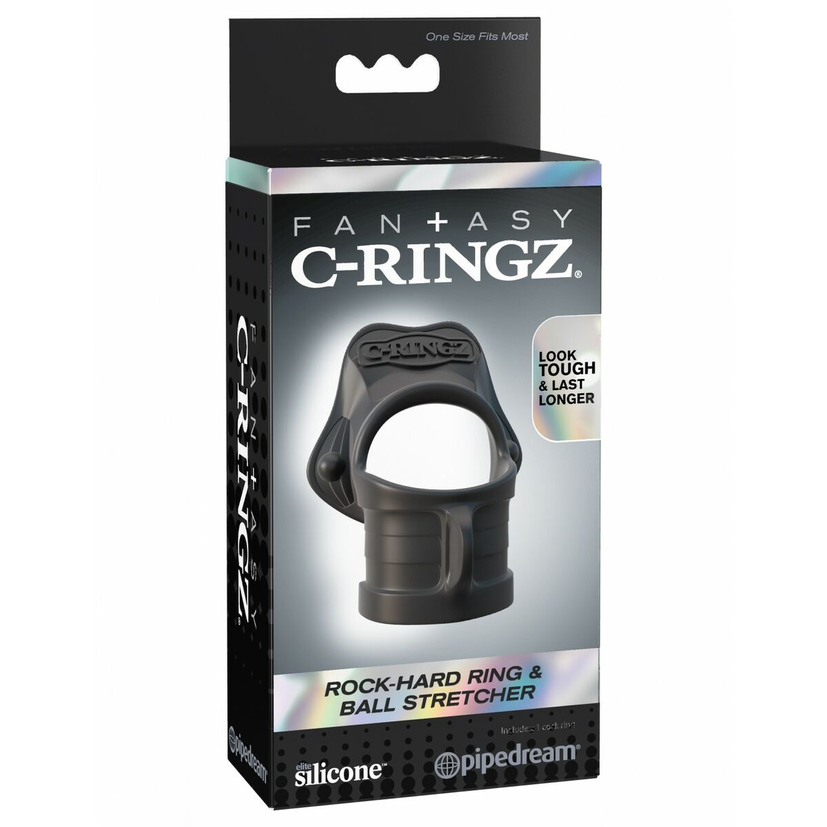Penisring Pipedream Fantasy C-Ringz Svart - 2
