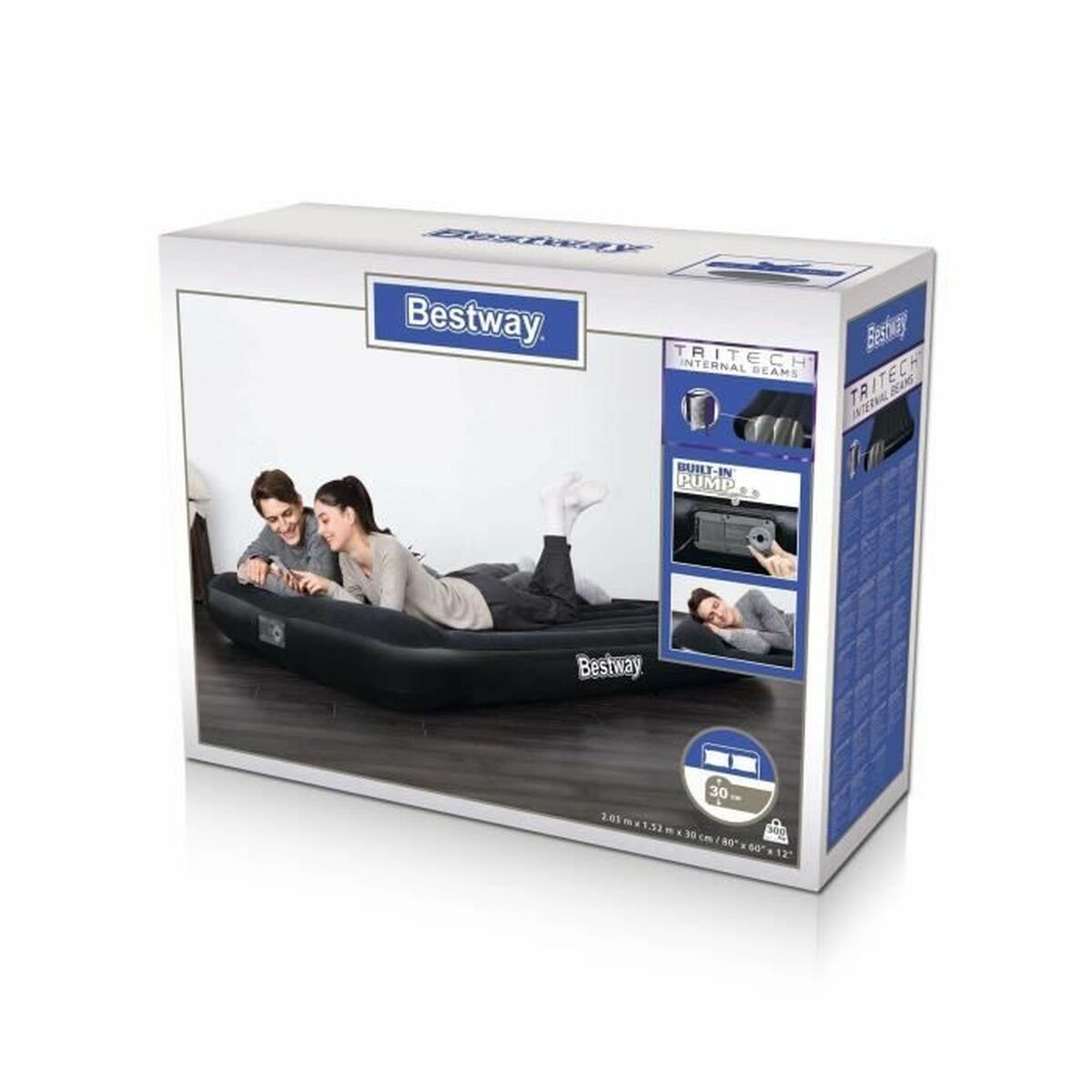 Luftmadrass Bestway 67464/23 203 x 152 x 30 cm - 5