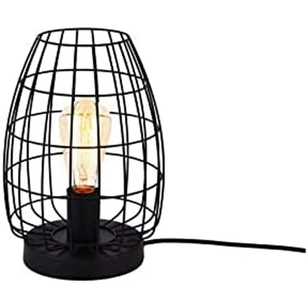 Bordslampa EDM 32118 Svart Metall 20 x 27 cm