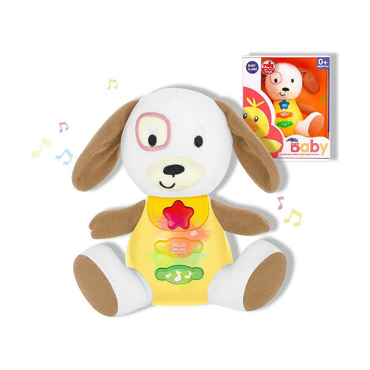 Musikalisk Plyschdocka Reig Hund 15 cm - 2