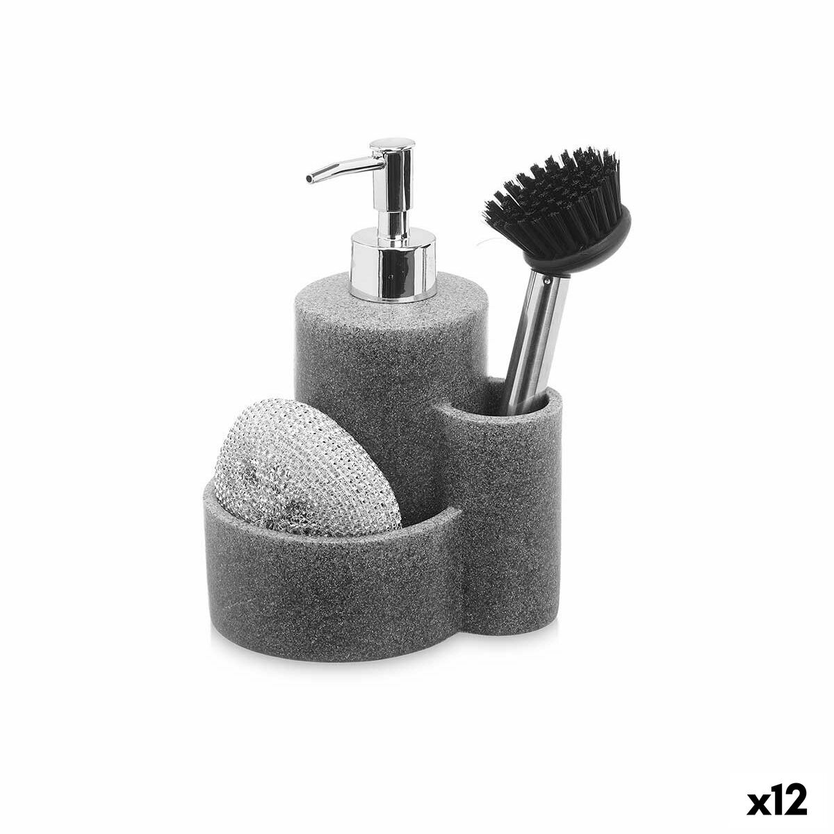Diskmedelspump 2-i-1 Kinvara Plast Polyresin 14 x 18,5 x 12 cm Kök (12 antal) - 4
