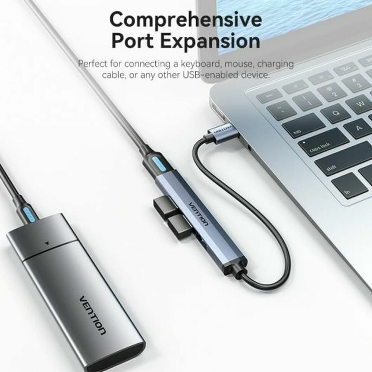 USB-HUB Vention CKOHB Grå - 2