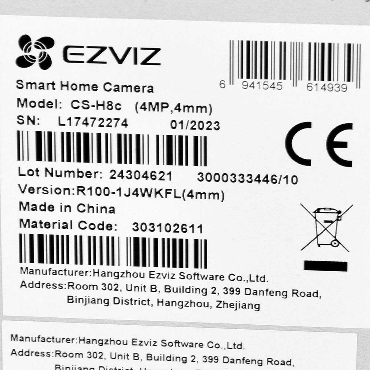 Övervakningsvideokamera Ezviz H8C 4MP - 2