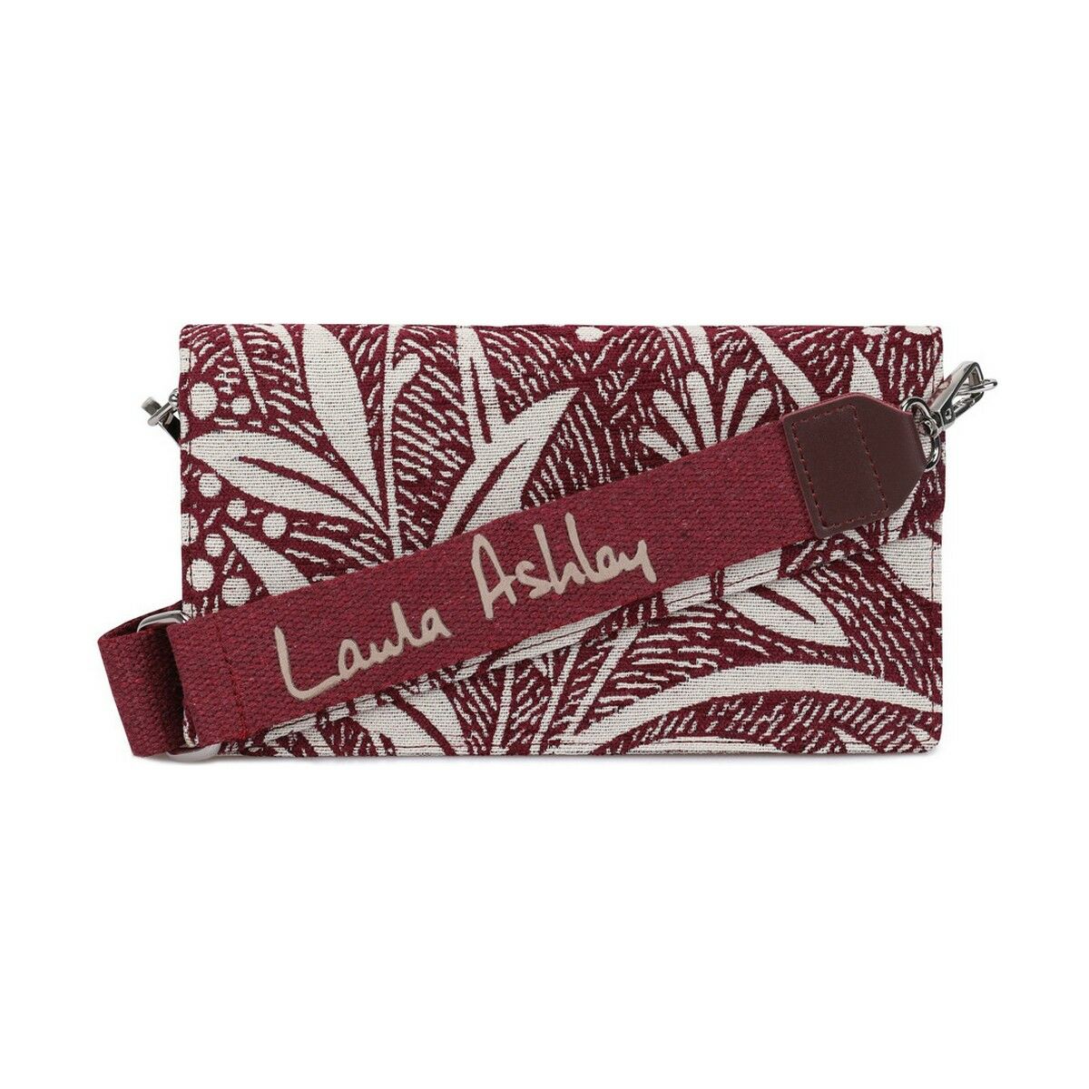 Damväska Laura Ashley CRESTON-FLOWER-CLARET-RED Grå 24 x 13 x 3 cm - 2