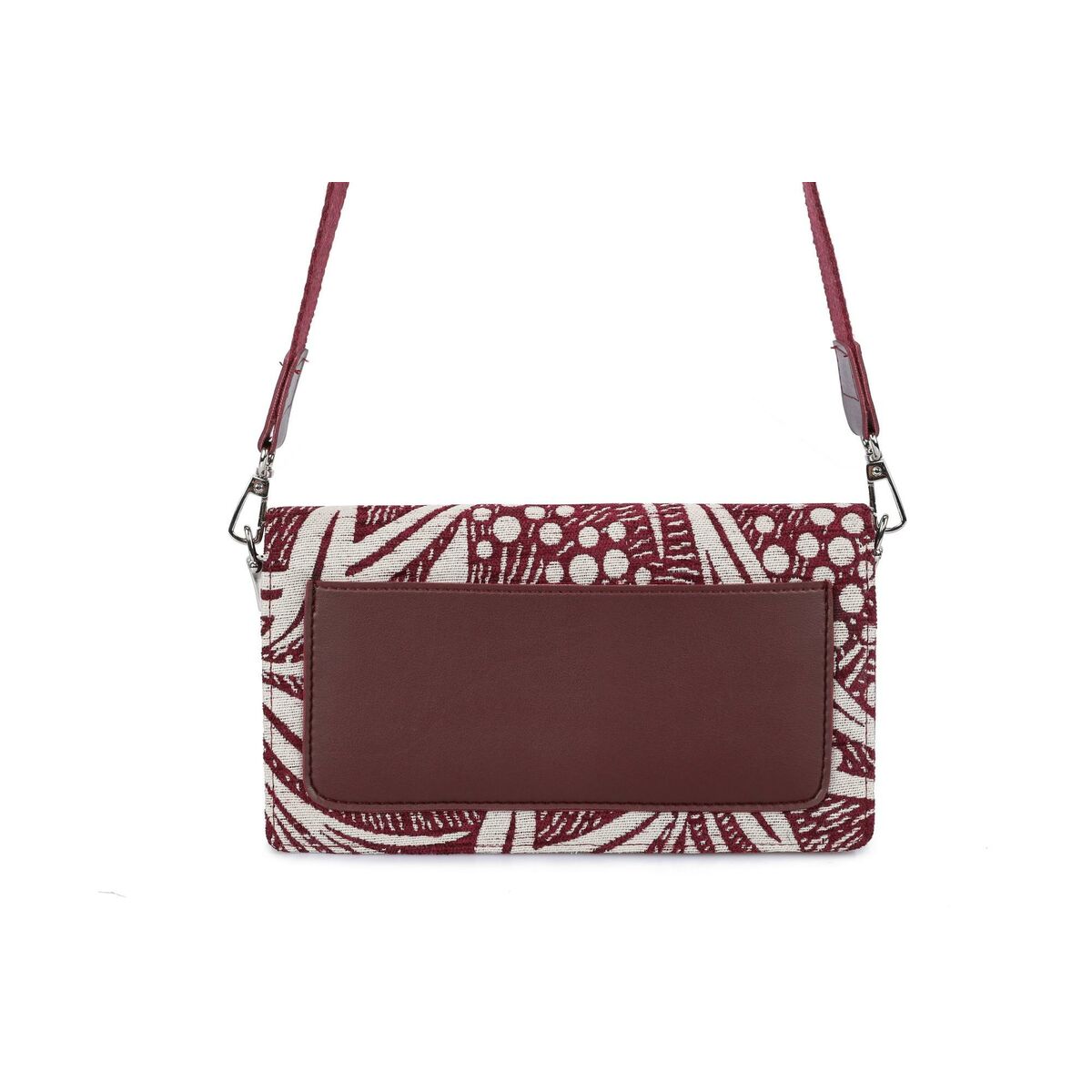 Damväska Laura Ashley CRESTON-FLOWER-CLARET-RED Grå 24 x 13 x 3 cm - 6