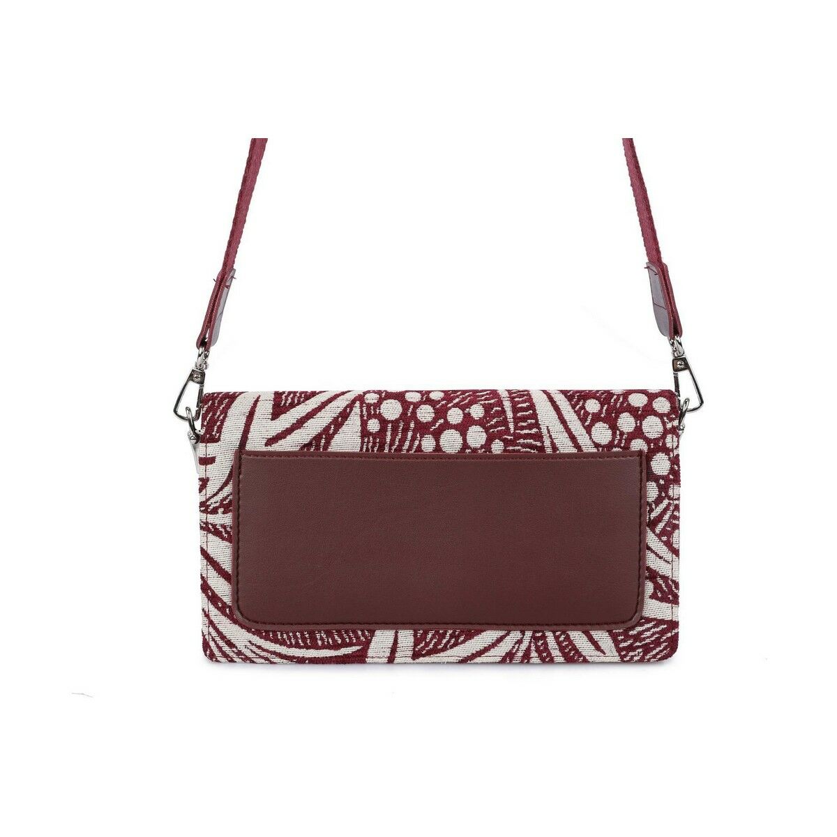 Damväska Laura Ashley CRESTON-FLOWER-CLARET-RED Grå 24 x 13 x 3 cm - 3