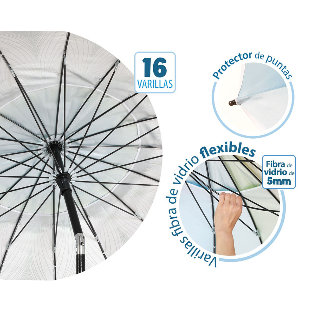 Parasoll 220 cm - 3