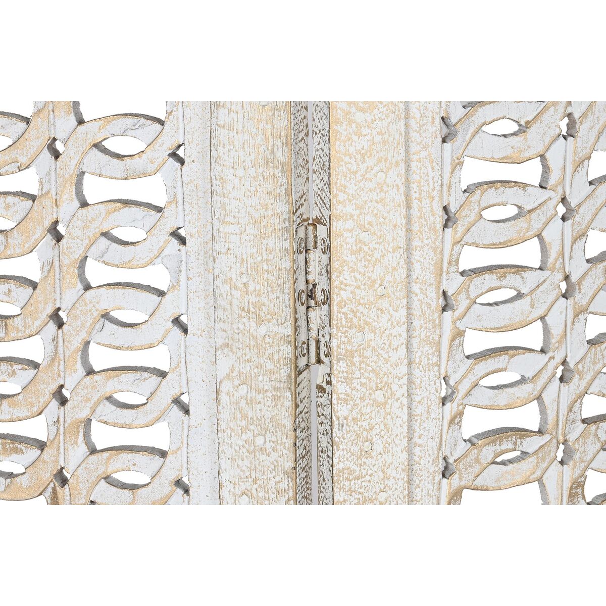 Skärm DKD Home Decor MDF Mangoträ (150 x 2 x 180 cm) - 4
