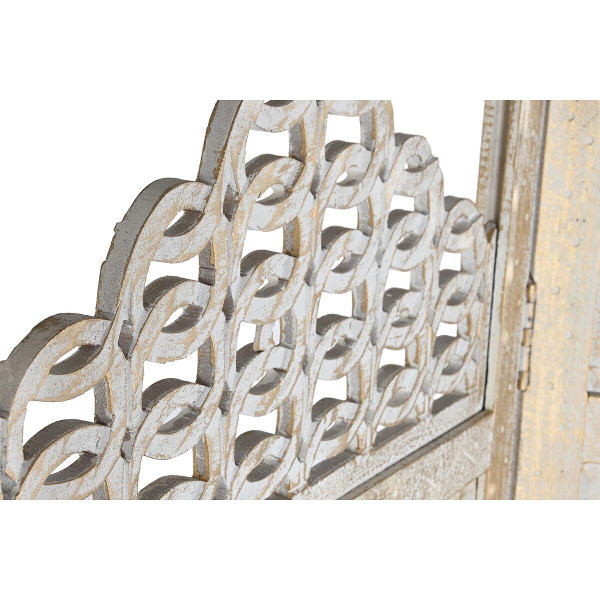 Skärm DKD Home Decor MDF Mangoträ (150 x 2 x 180 cm) - 9