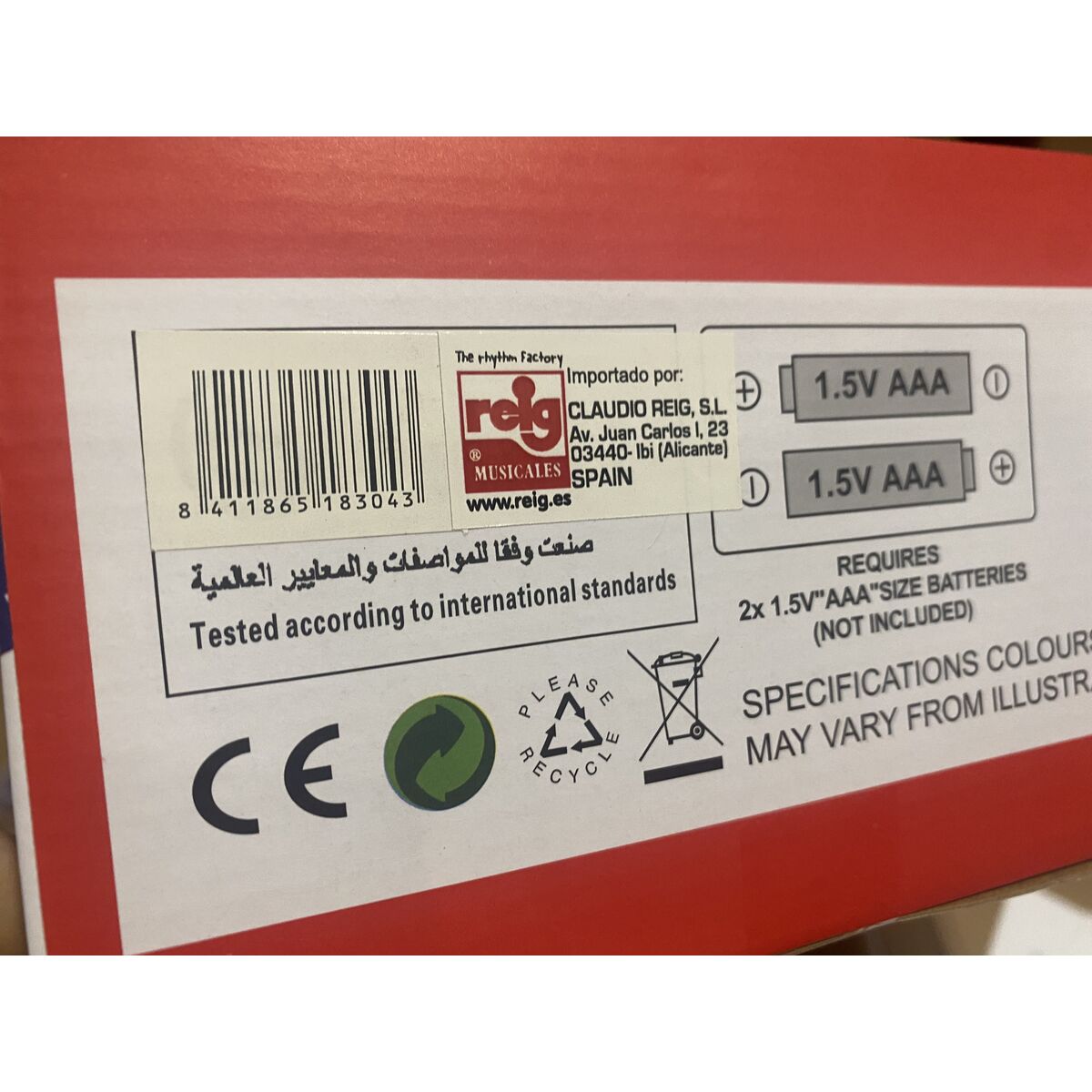 Musikalisk Plyschdocka Reig Katt 30 cm - 3