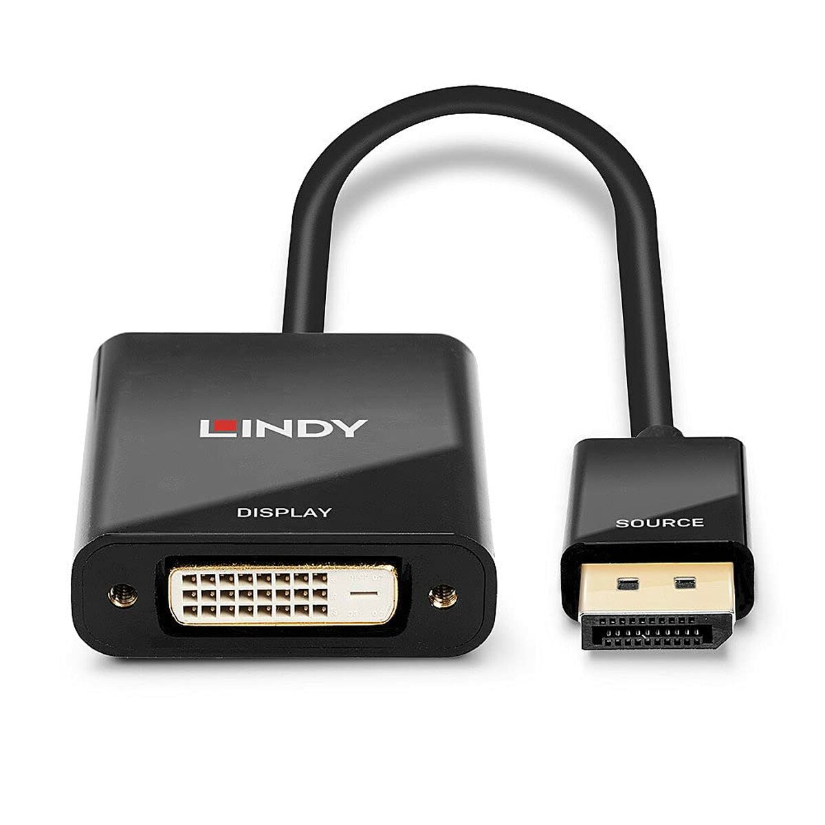 Adapter DisplayPort till DVI LINDY Svart