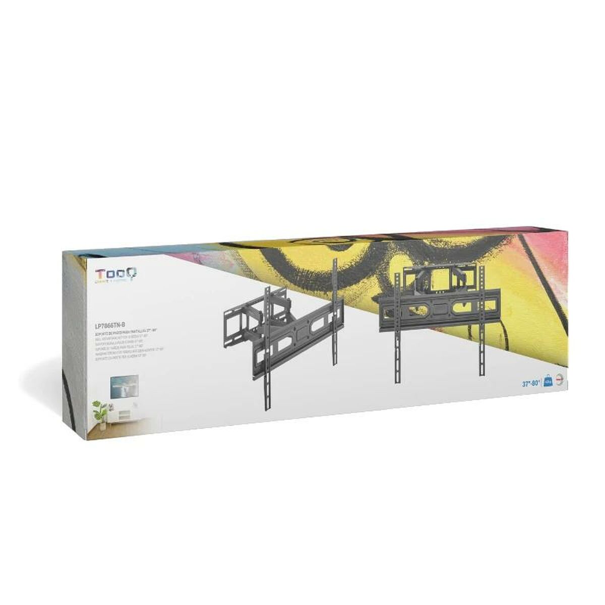 TV-fäste med arm TooQ LP7866TN-B 40 kg - 4
