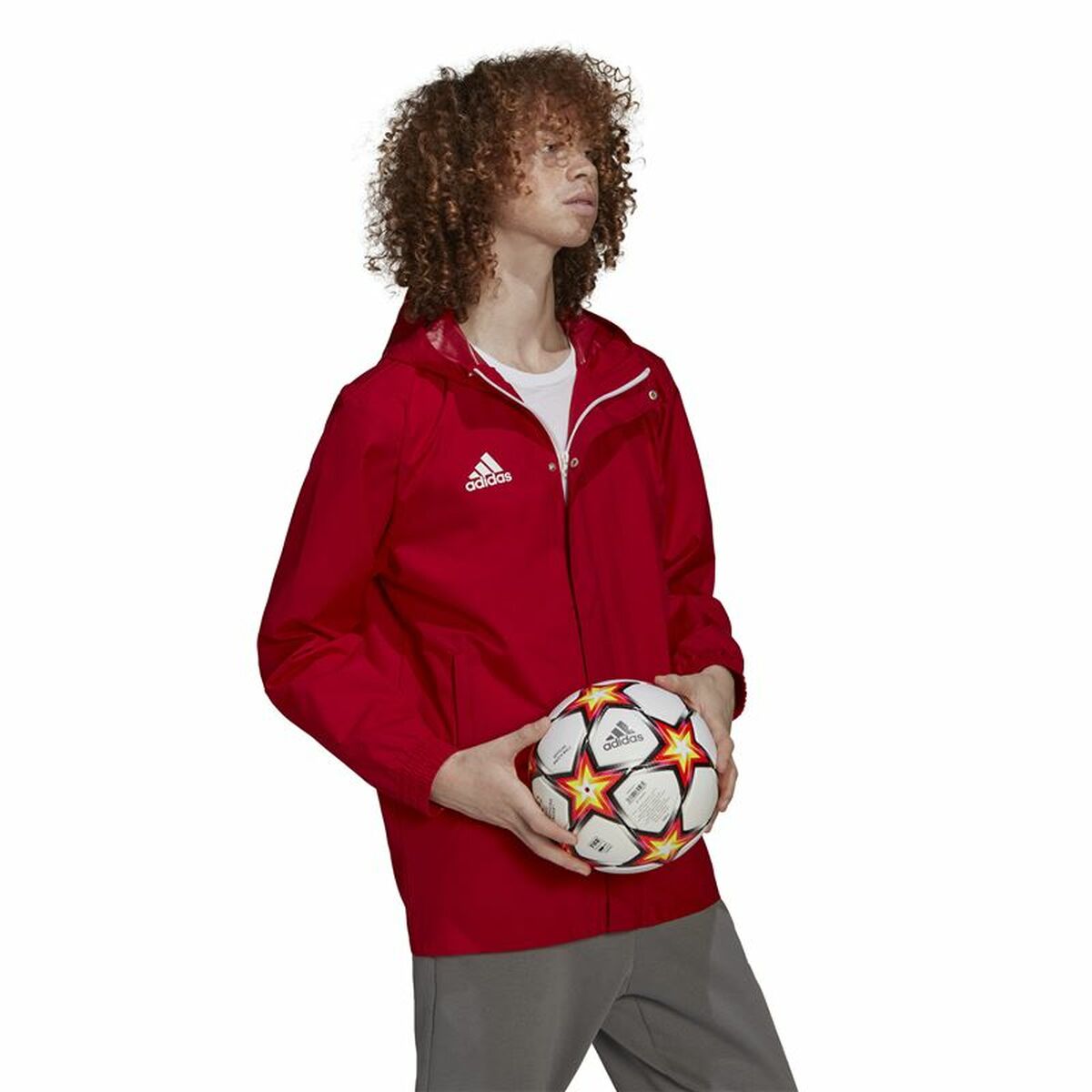 Träningsjacka Herr Adidas Entrada 22 Röd - 3