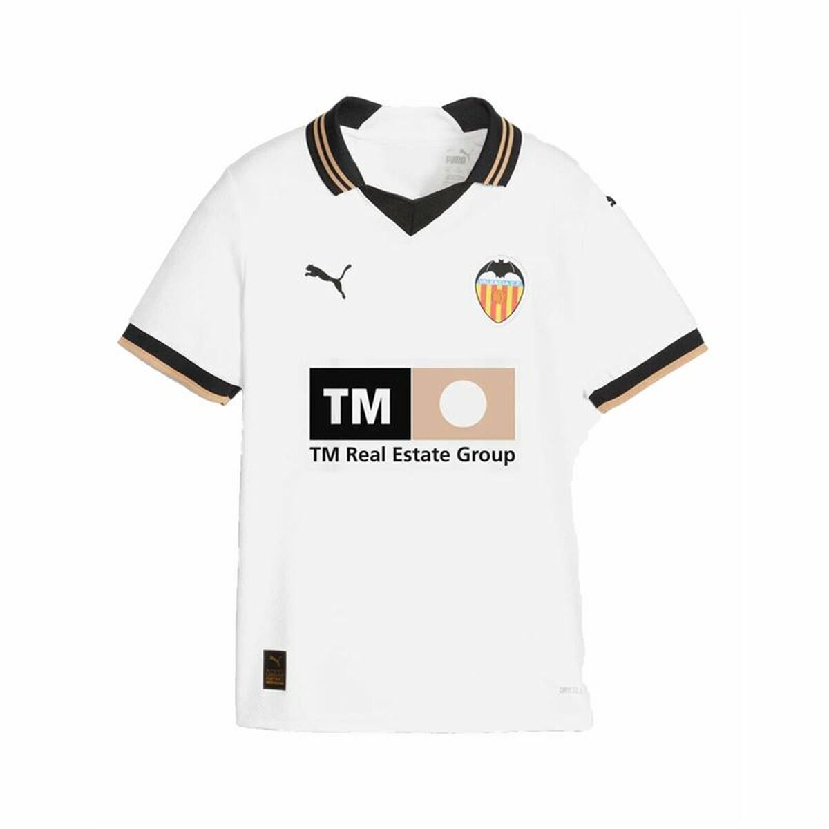 Kortärmad fotbollströja, Barn Puma Valencia.C.F Vit - 5