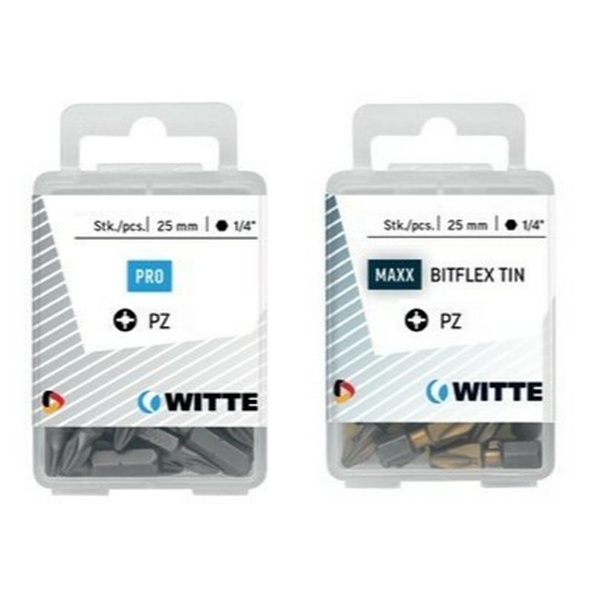 Bitssats WITTE PZ 3 BITFLEX TIN Pozidriv PZ3 5 antal - 2