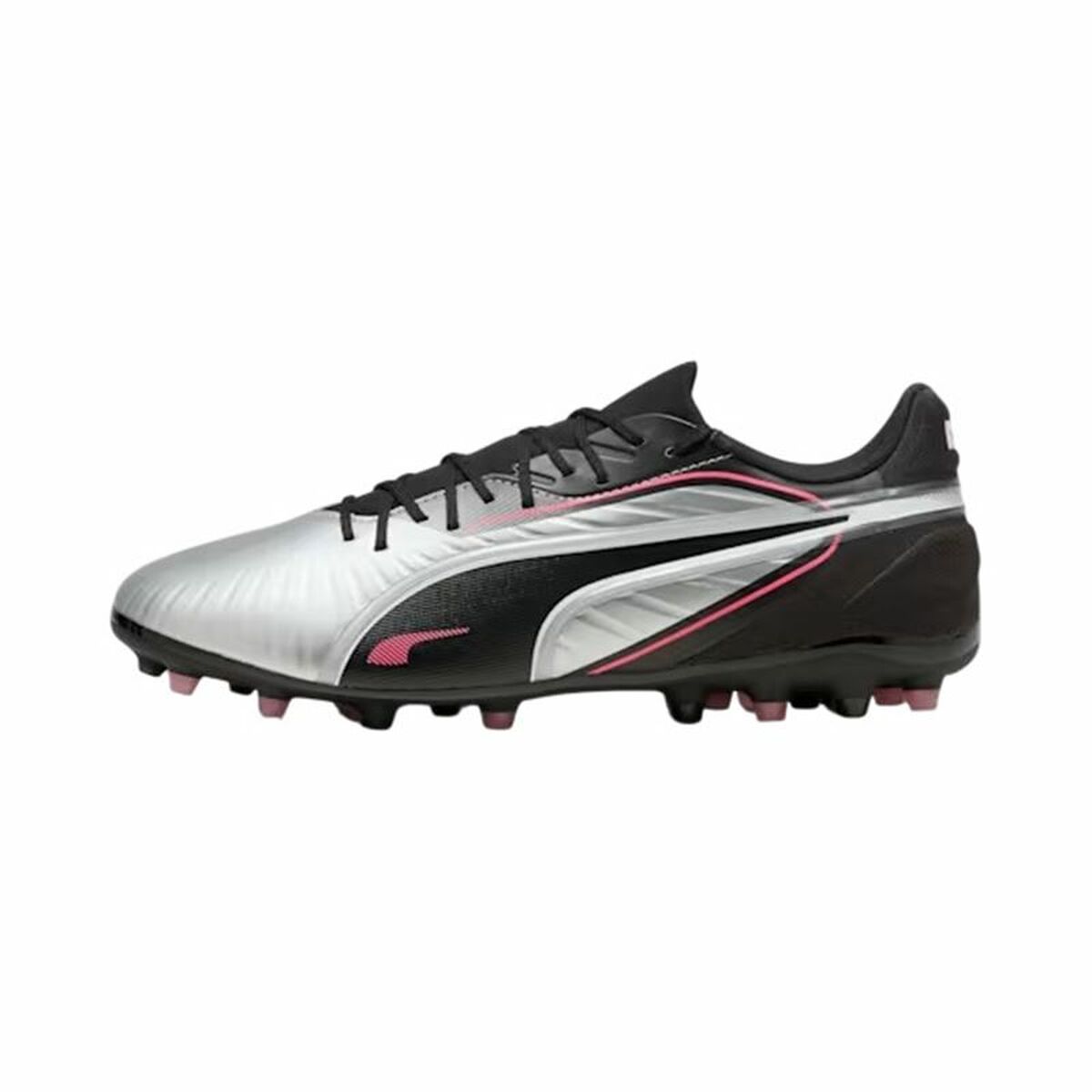 Fotbollsskor för vuxna Puma King Match Mg Svart
