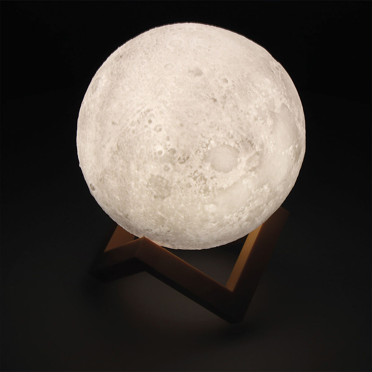 Bordslampa EDM 36404 Vit 3,7 V Ø 8 cm Måne - 4
