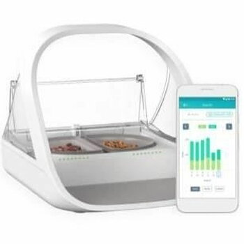 Automatisk matare SureFlap iMPFWT Vit Rostfritt stål Plast