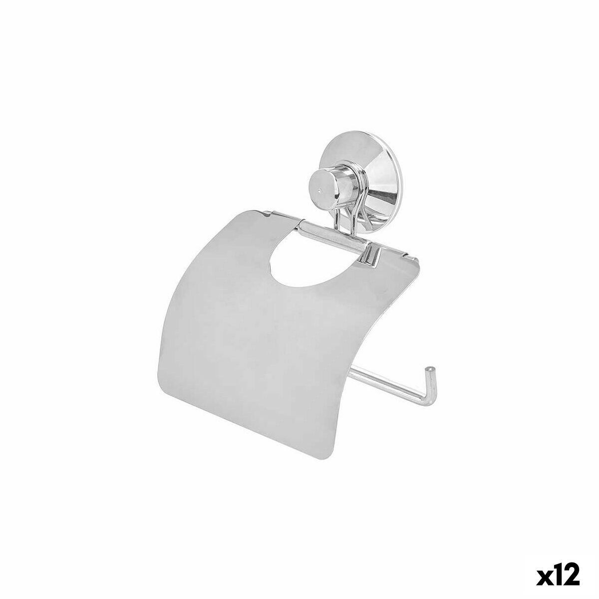 Toalettrullehållare Berilo Metall Stål ABS 13,5 x 17 x 3 cm (12 antal)